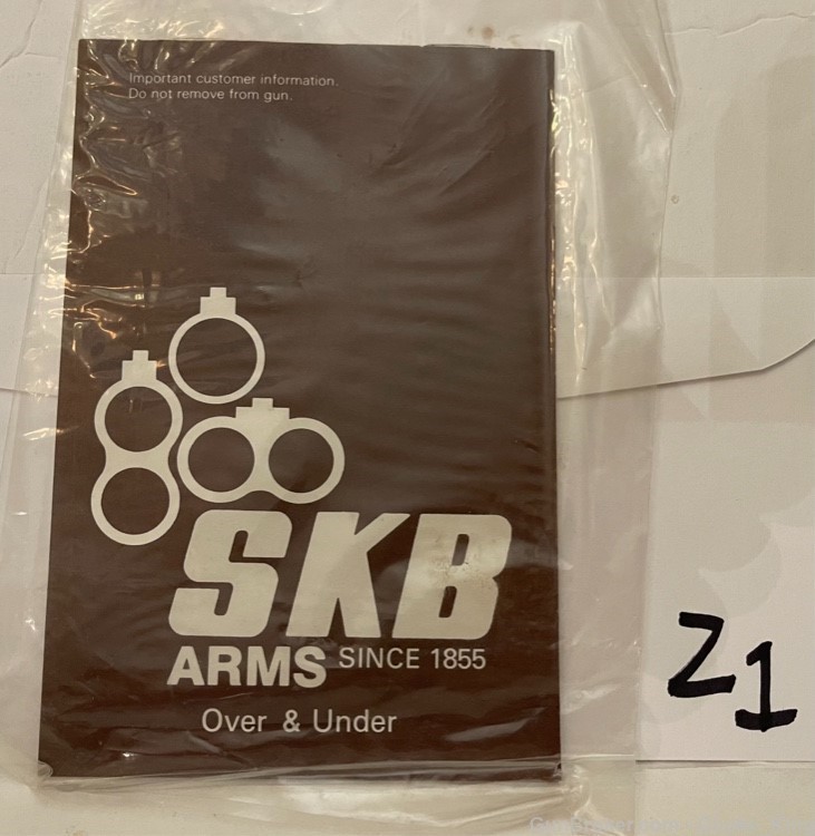 SKB Over Under Owners Instruction Manual-img-0