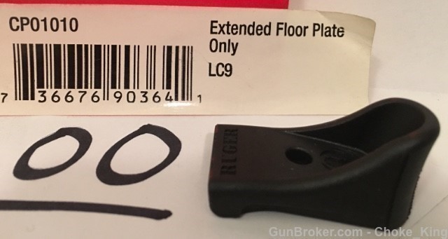 New Ruger LC9 LC-9 Magazine Extended Floorplate-img-1