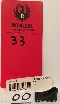 New Ruger LC9 LC-9 Magazine Extended Floorplate-img-0