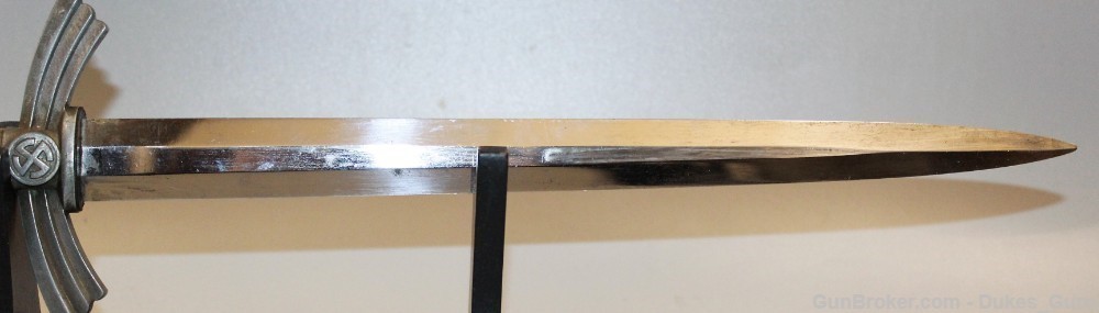 First Model Luftwaffe Dagger w/ Scabbard - Early Nickel Fittings 1934-img-11