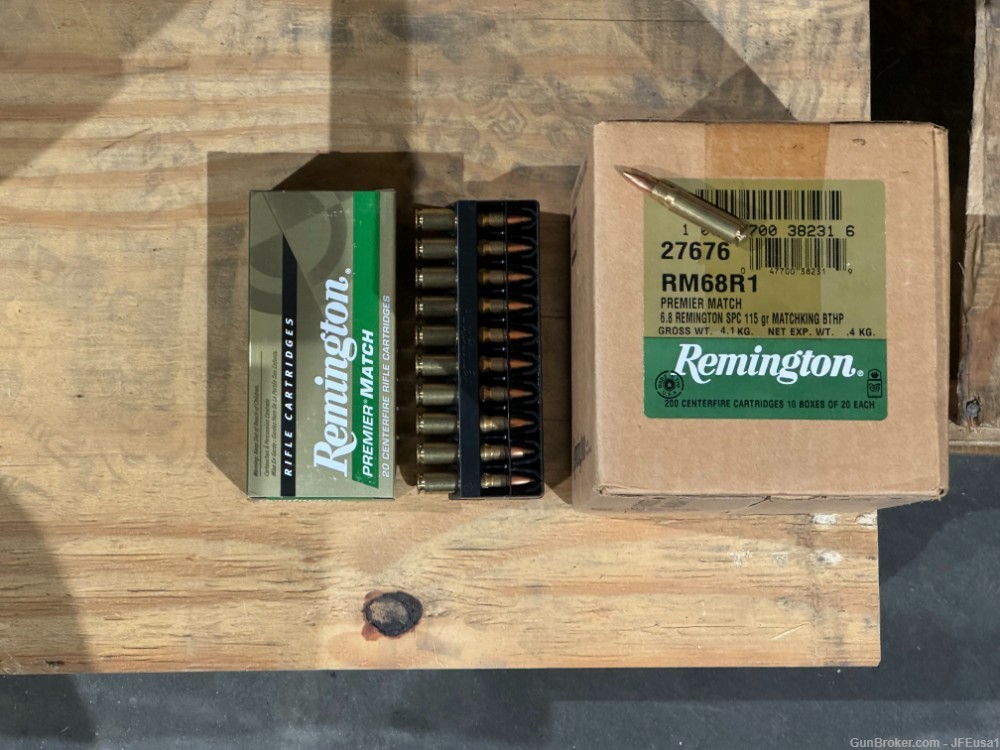 Remington Premier Match 6.8 Rem SPC 115Gr. Matchking-img-1