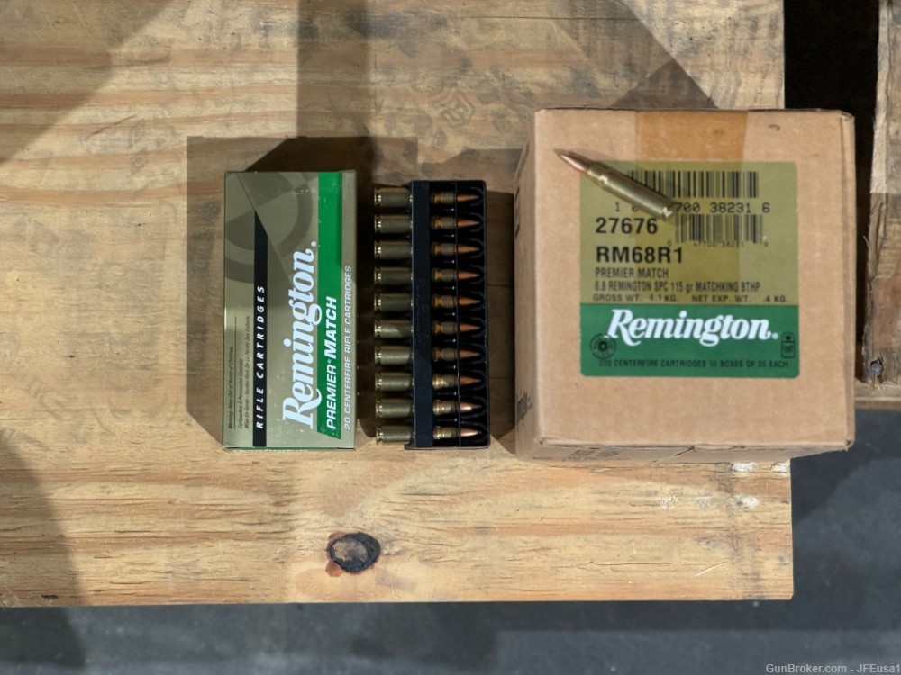 Remington Premier Match 6.8 Rem SPC 115Gr. Matchking-img-0