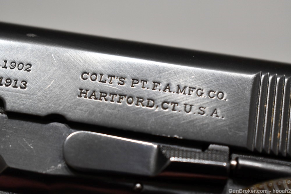 Customized WW2 Era Colt 1911A1 Semi Auto Pistol 45 ACP READ-img-31