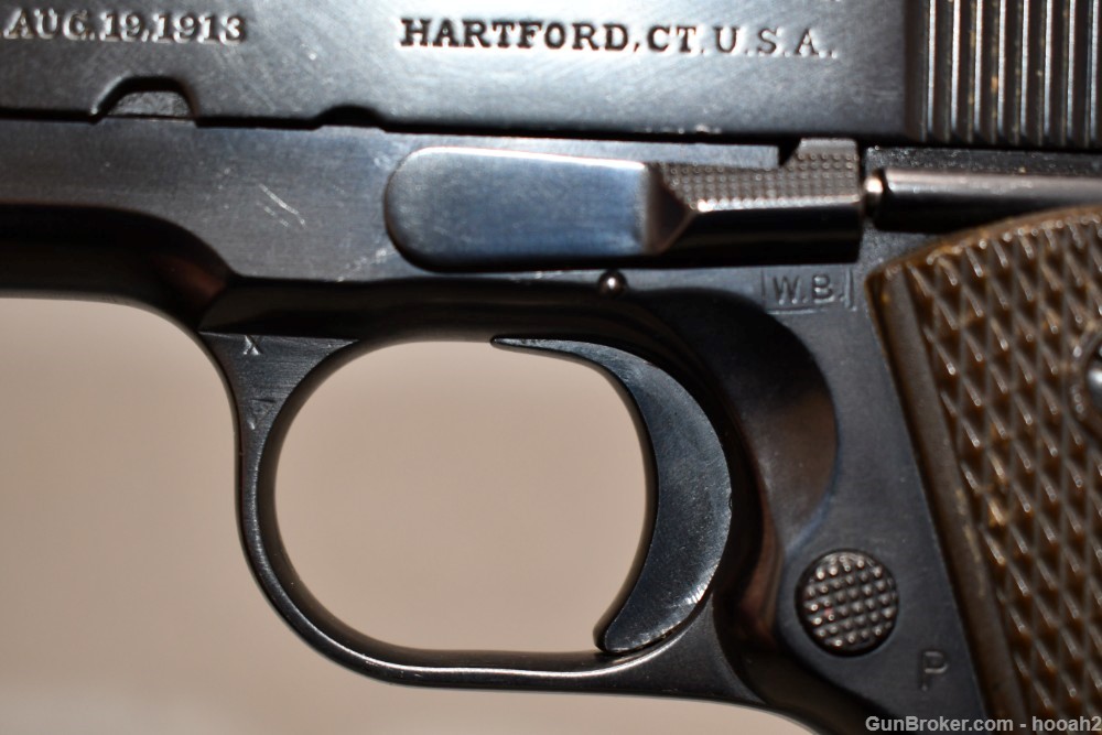 Customized WW2 Era Colt 1911A1 Semi Auto Pistol 45 ACP READ-img-12