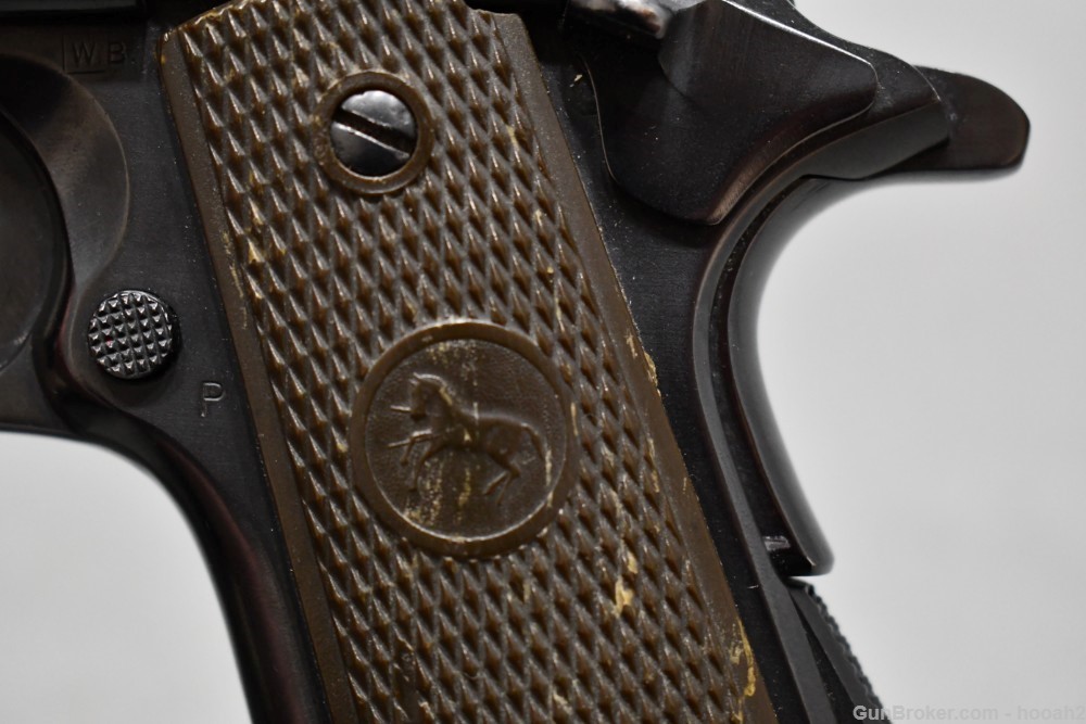 Customized WW2 Era Colt 1911A1 Semi Auto Pistol 45 ACP READ-img-10