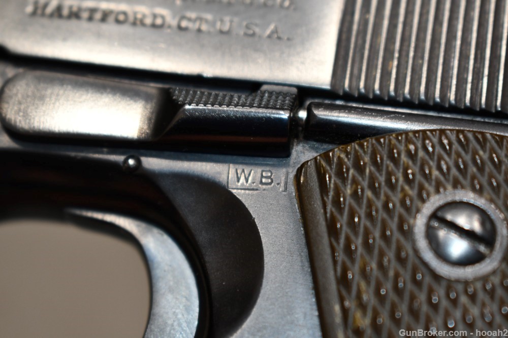 Customized WW2 Era Colt 1911A1 Semi Auto Pistol 45 ACP READ-img-29