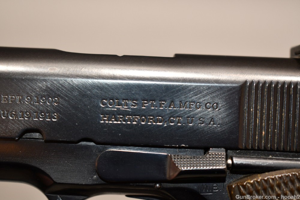 Customized WW2 Era Colt 1911A1 Semi Auto Pistol 45 ACP READ-img-13