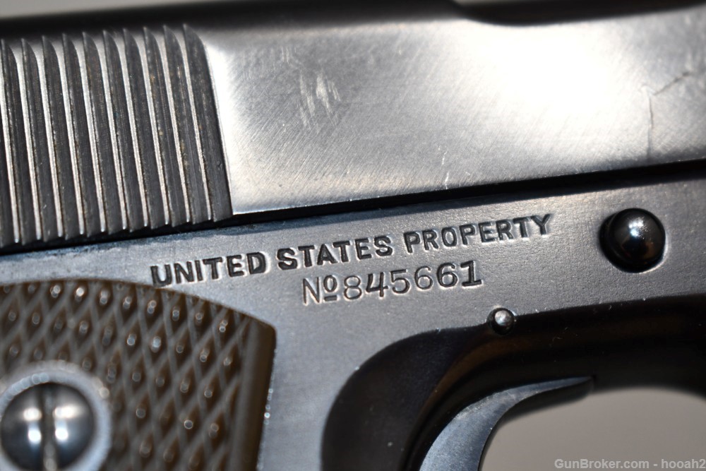 Customized WW2 Era Colt 1911A1 Semi Auto Pistol 45 ACP READ-img-35