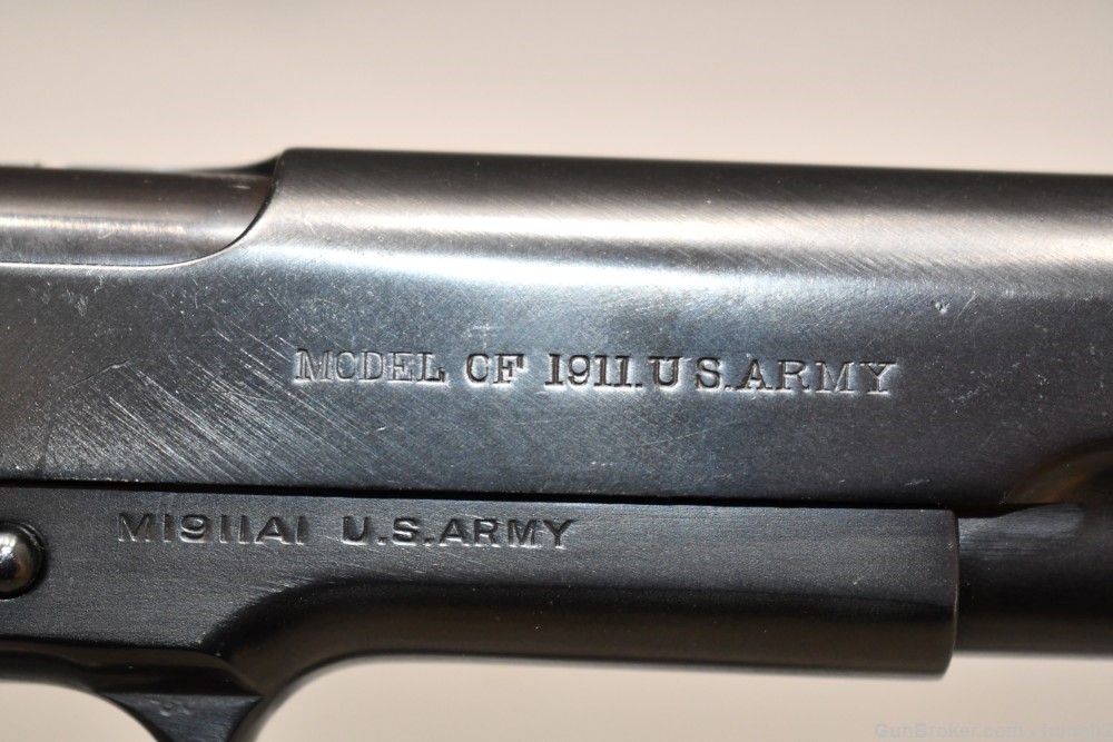 Customized WW2 Era Colt 1911A1 Semi Auto Pistol 45 ACP READ-img-7