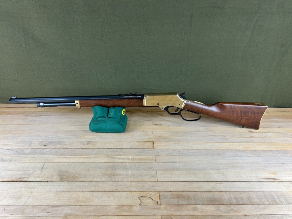Henry Repeating Arms Lever Action .45-70 Rifle Used Golden Boy H010B 22" -img-0
