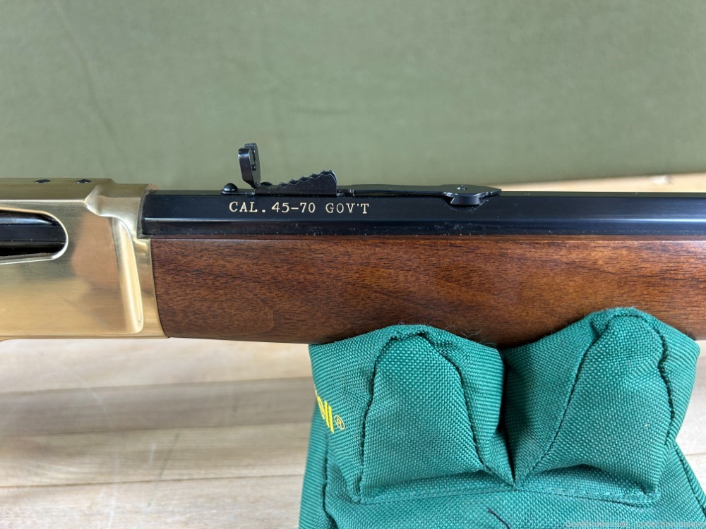 Henry Repeating Arms Lever Action .45-70 Rifle Used Golden Boy H010B 22" -img-24