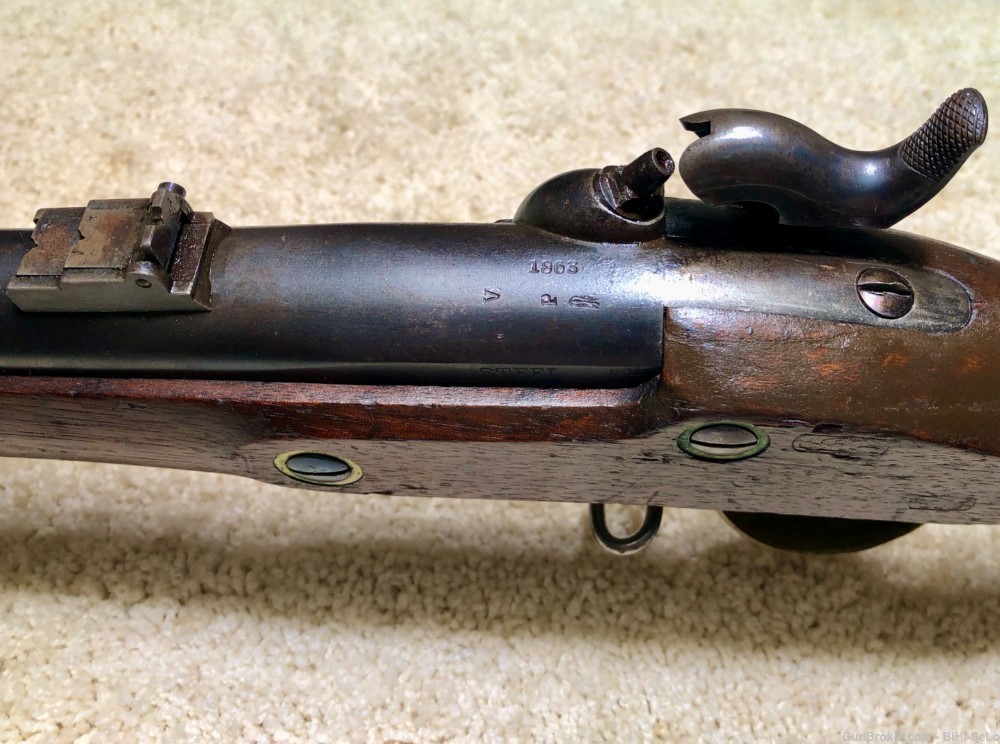 1841 US REMINGTON 1862 CONTRACT RIFLE .58 -7 groove, Excellent.....$3400.-img-4