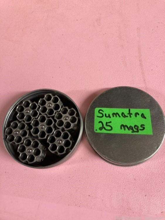 Lot of 7 Sumatra .25 mags. -img-0