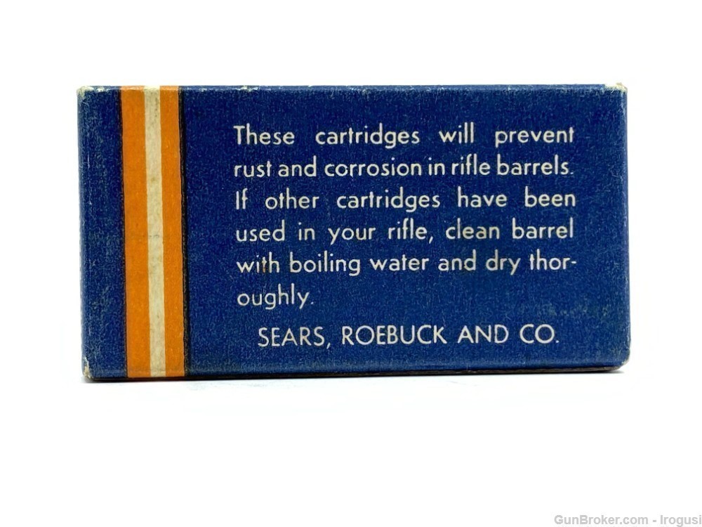 Sears & Roebuck Sta Klean .22 Short No. 330 FULL Vintage Box-img-1