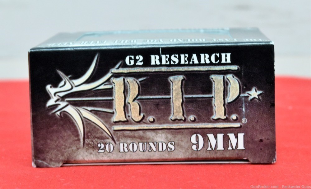 FACTORY NEW G2 RESEARCH R.I.P 92 GRAIN AMMO ONE BOX 20 ROUNDS-img-1