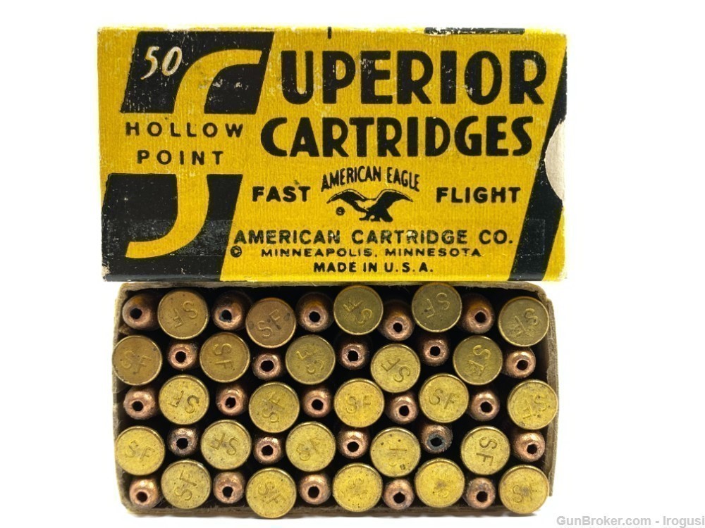 American Eagle Superior Cartridges .22 LR Hollow Point Vintage FULL Box-img-0