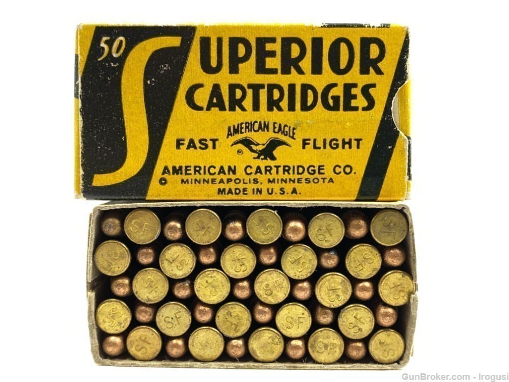 American Eagle Superior Cartridges .22 LONG Fast Flight Vintage FULL Box-img-0