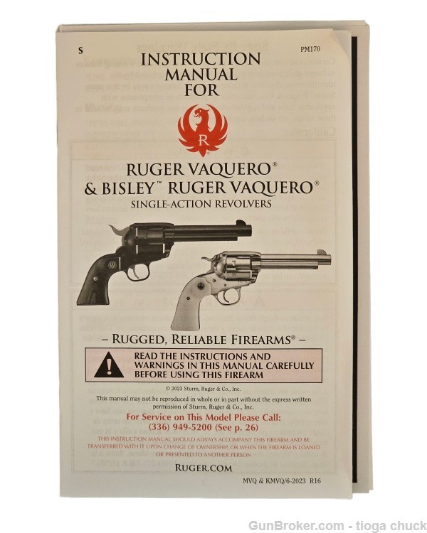 Ruger New Vaquero Talo 357 Mag 4 5/8" (Factory New in Box)-img-2