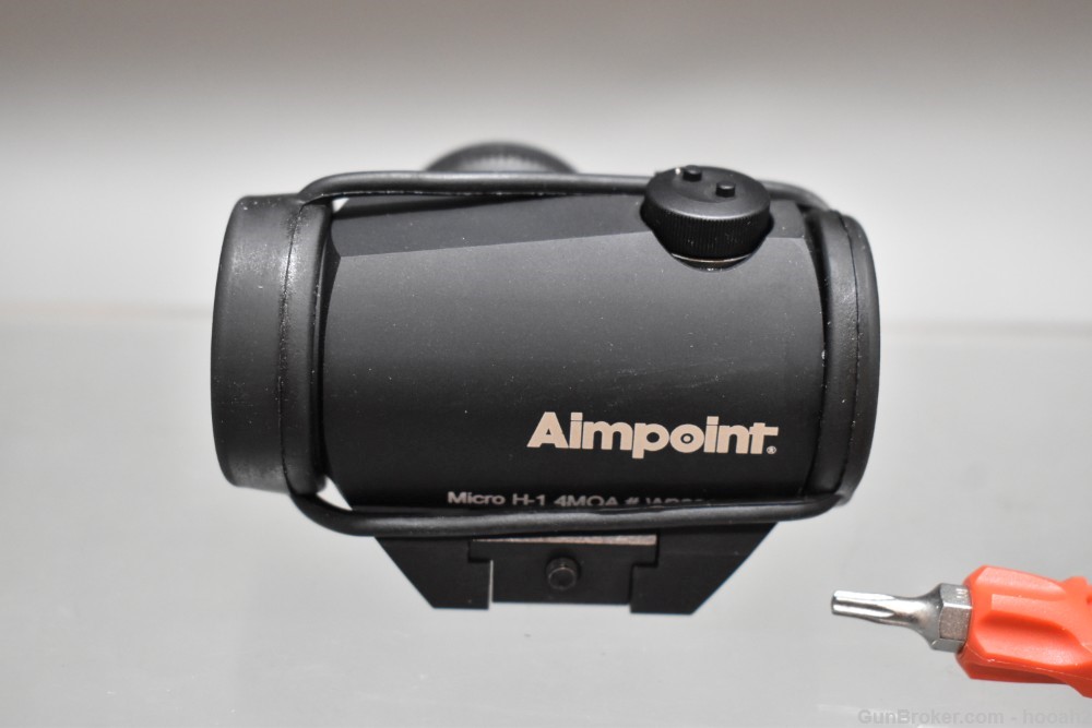 Fine Aimpoint H-1 Micro 4MOA Red Dot Sight W/Box Made In Sweden-img-9