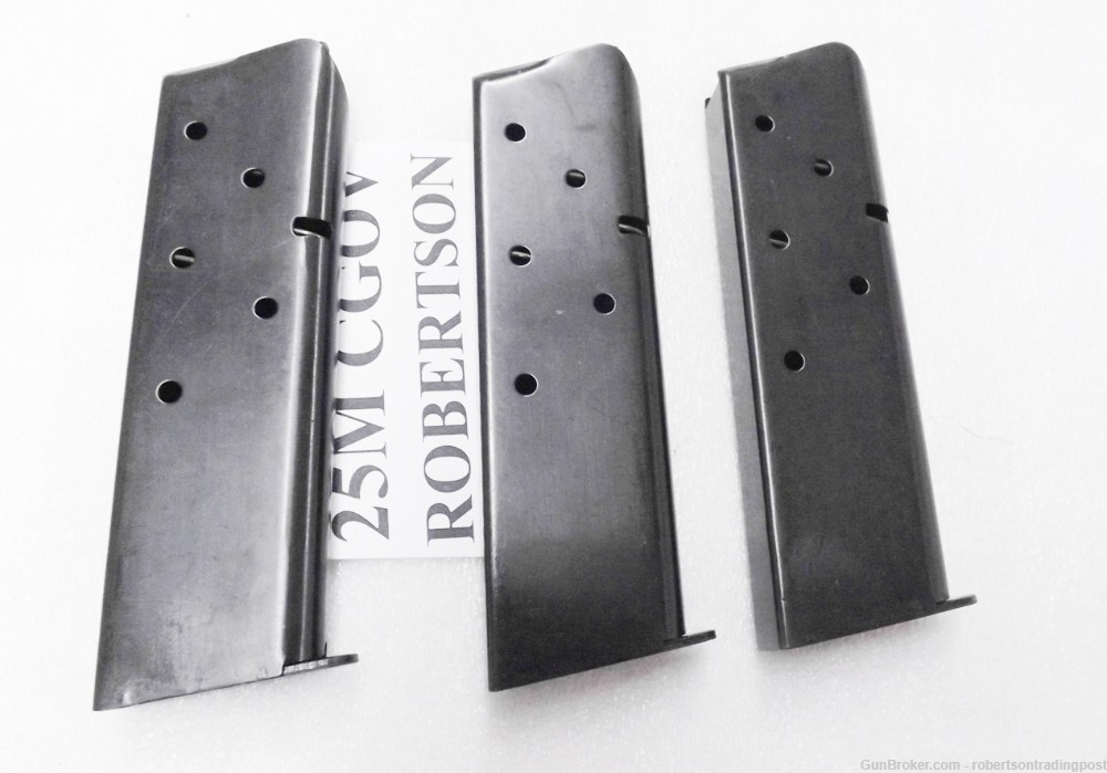 3 HFC Keymore 7 Shot Magazines Fits Colt 1911 Government .45 ACP 25MB -img-11