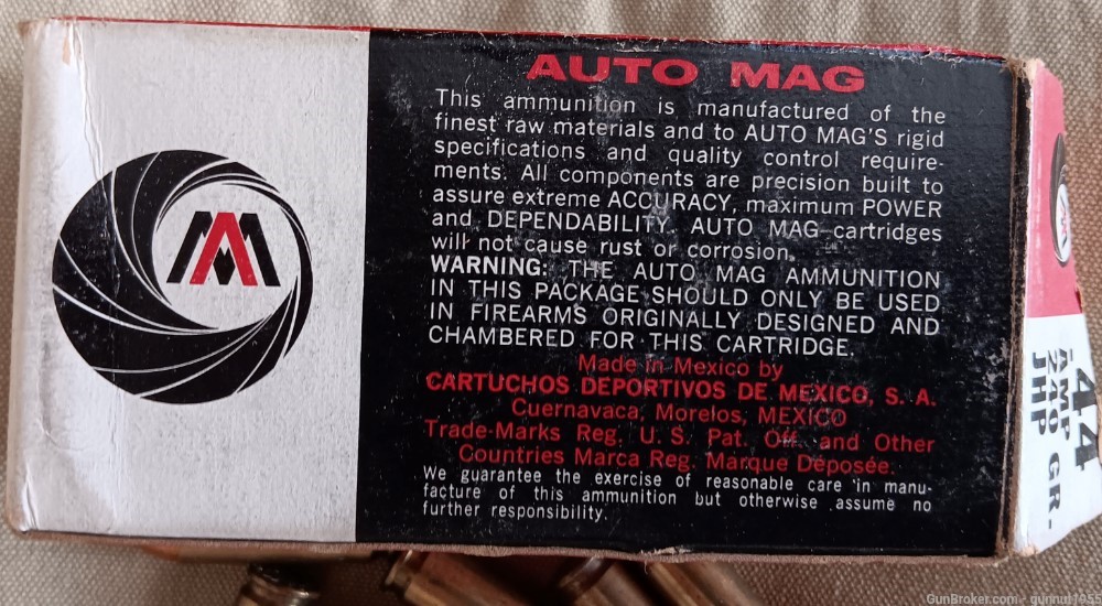 44 Auto Mag 29 rounds CDM original and box-img-3