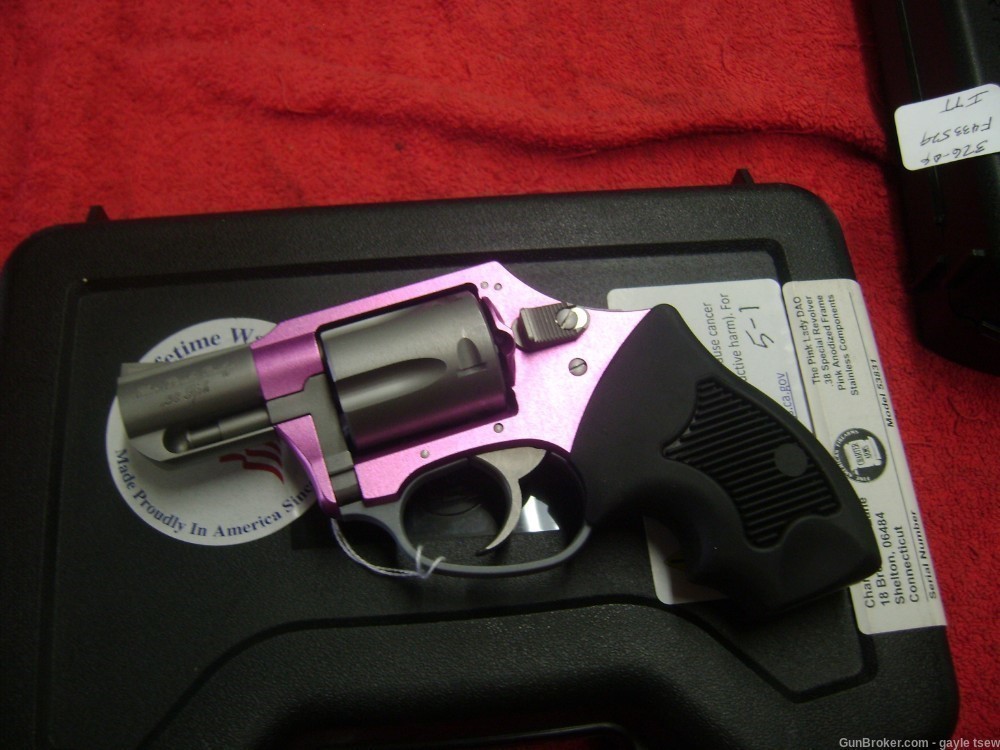 CHARTER ARMS "THE PINK LADY"DAO 38SPL ANODIZED FRAME-img-0