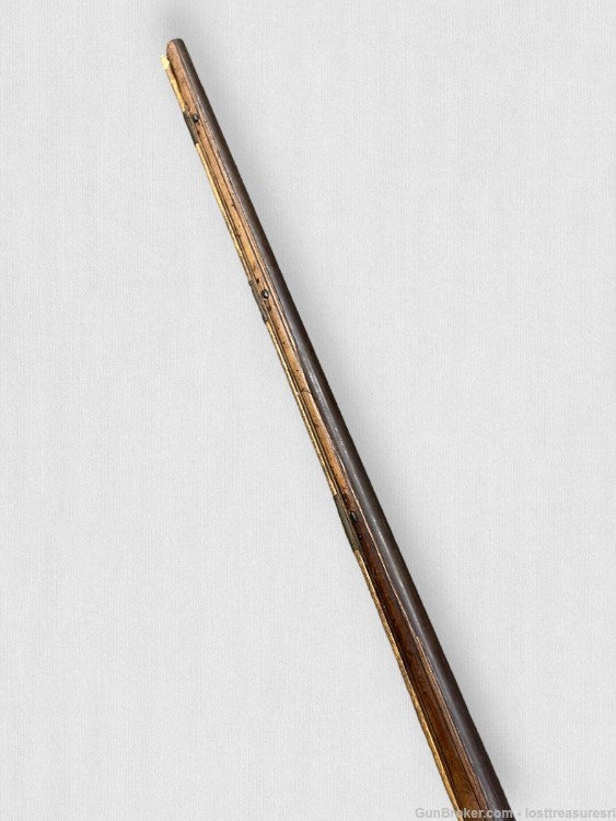 Antique Percussion Muzzle Loader Black Powder Long Gun-img-11