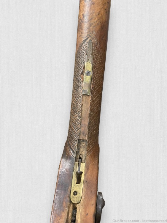 Antique Percussion Muzzle Loader Black Powder Long Gun-img-16