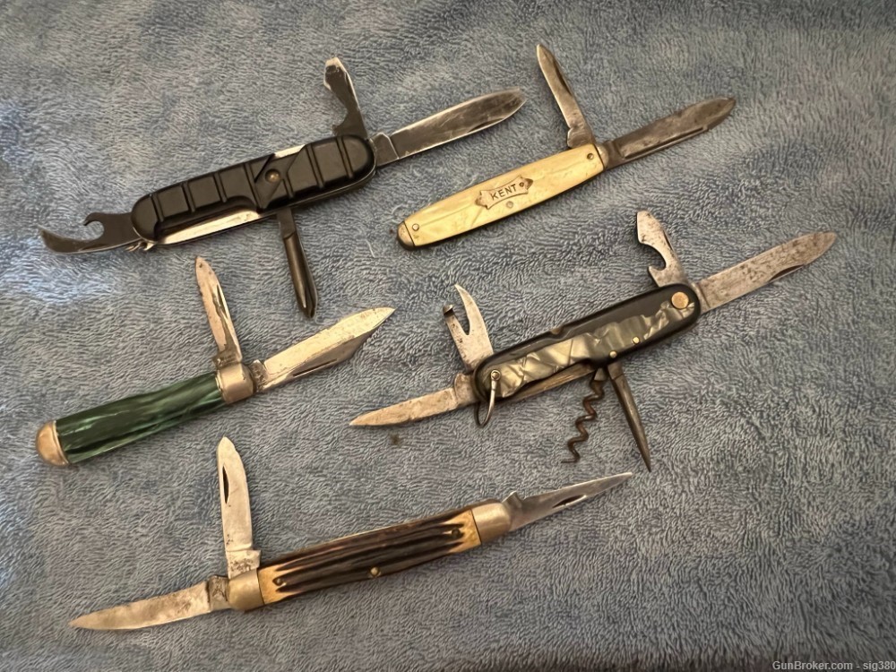 ANTIQUE COLLECTABLE POCKET KNIFE COLLECTION, KENT, OK, IMPERIAL, ONIX, OTHE-img-0