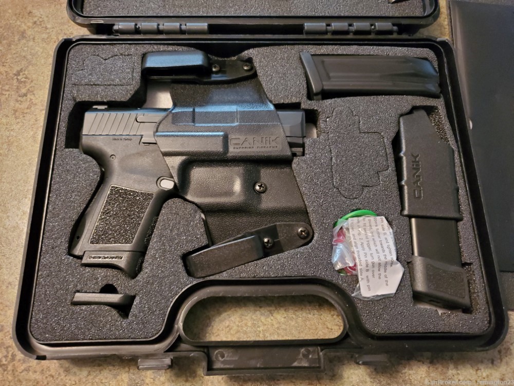 Canik Mete MC9 9mm Semi Auto Pistol NEW with 3 Mags, Holster, Papers, Case-img-9