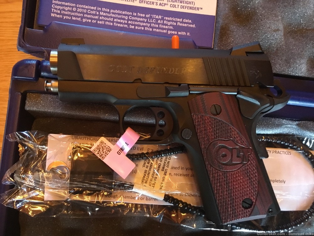 Colt 1911 Defender 9mm 3” BLK Cerakote #O7802XE-img-1