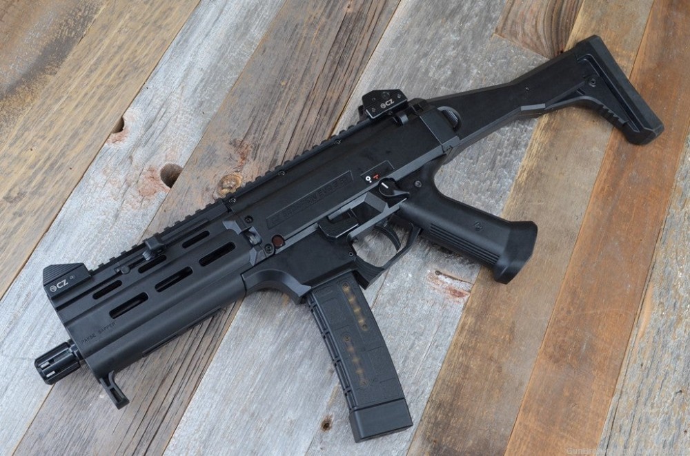 Pakse Sapper 6.4" M-Lok Handguard CZ EVO 3 Scorpion pistol Black NEW Rail-img-2