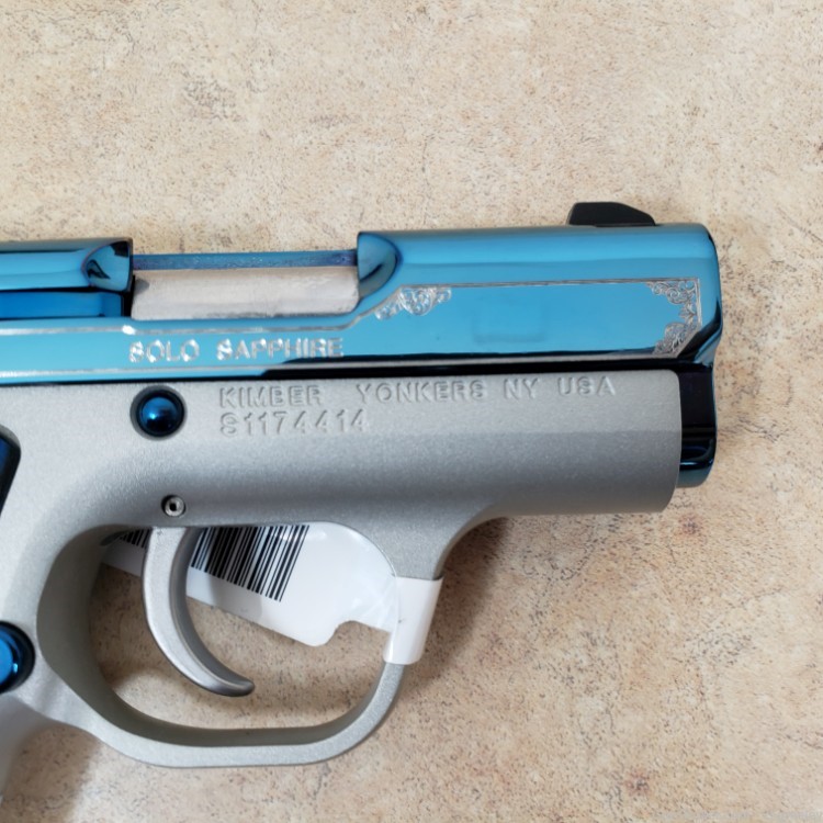 Kimber Solo Sapphire 9mm Special Edition Semi-Auto Pistol 2 Mags.-img-20