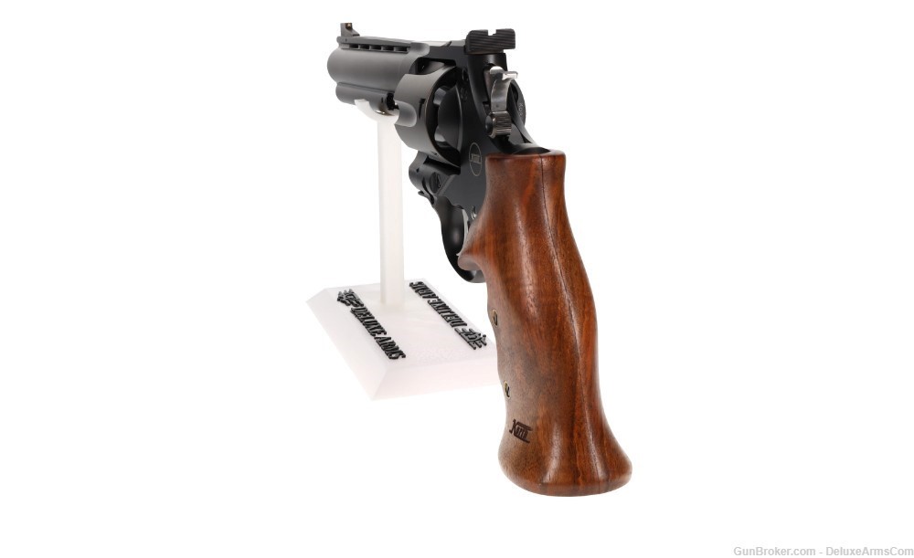 NEW! Korth NSX Mongoose Revolver 6 in 44 Magnum Walnut Grip Black DLC Frame-img-13