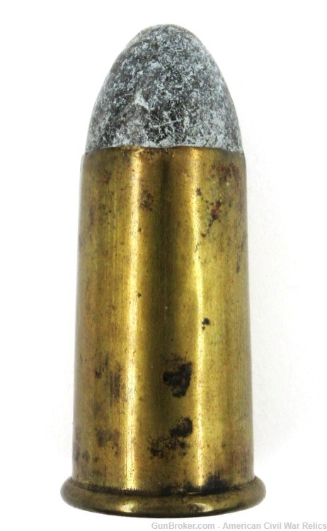 Scarce Brass Case .58 Internally Primed Centerfire Cartridge for Conversion-img-0