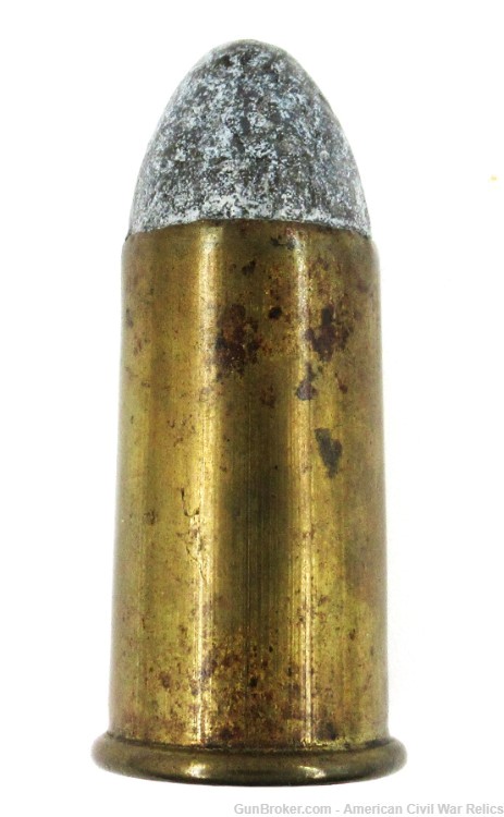 Scarce Brass Case .58 Internally Primed Centerfire Cartridge for Conversion-img-1