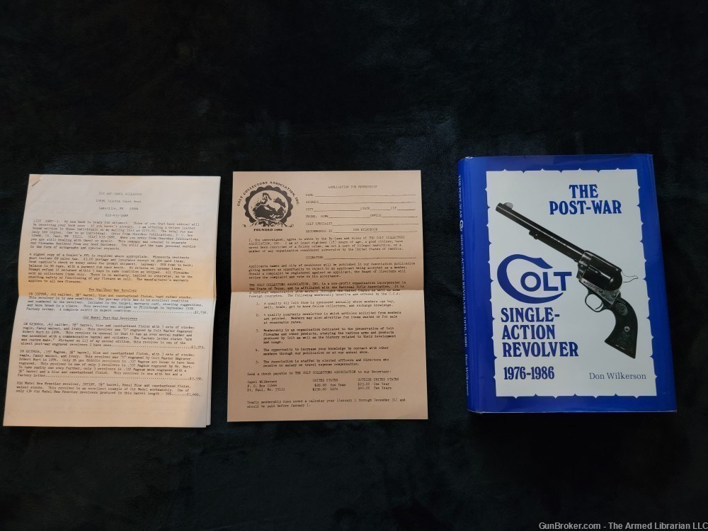 Colt Single-Action Revolver Book 1976-1986 by Wilkerson            -img-8