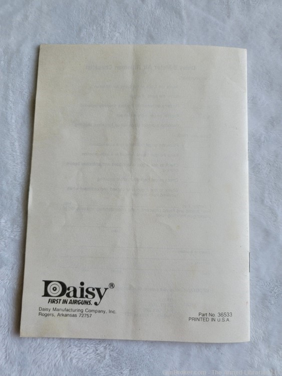 Daisy Model 1840/841 Operational Manual-img-2