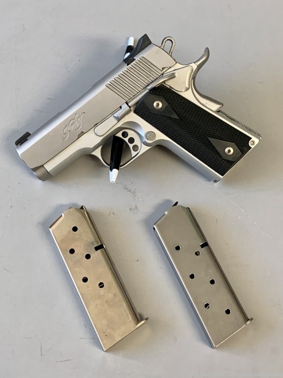 Kimber 1911 Stainless Ultra Carry 45ACP 3 Inch 6+1 Extra Mags-img-0