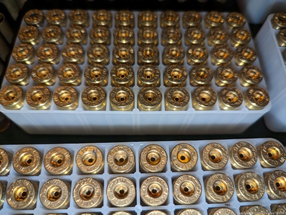 750 Pieces Of .44 Automag Brass All in AMT Cases -img-9
