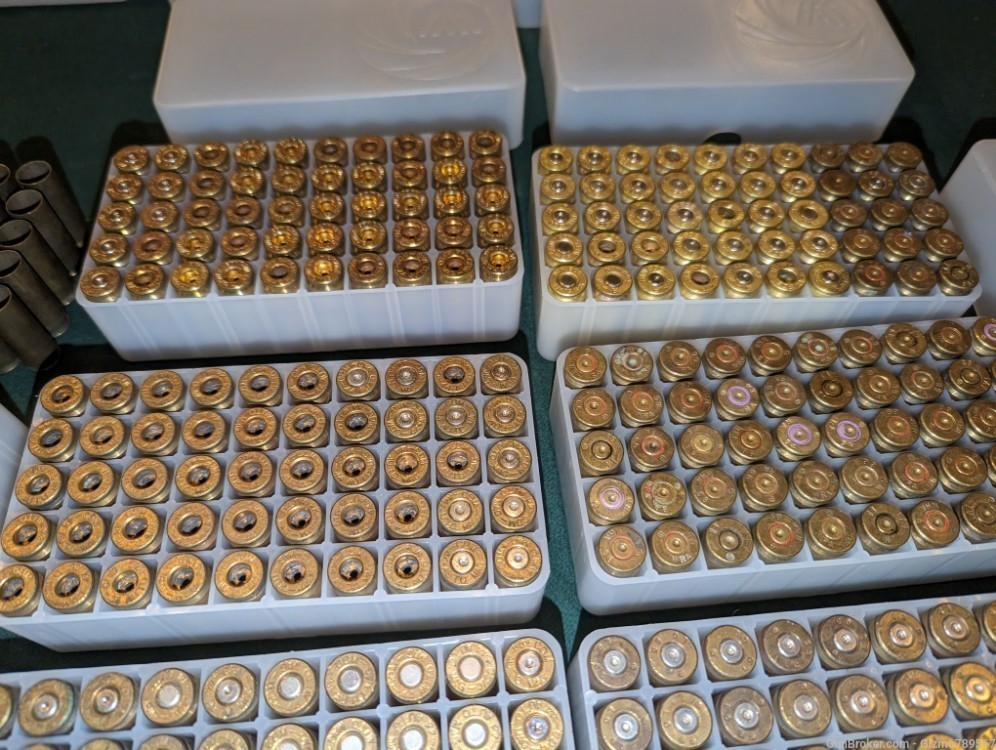 750 Pieces Of .44 Automag Brass All in AMT Cases -img-4