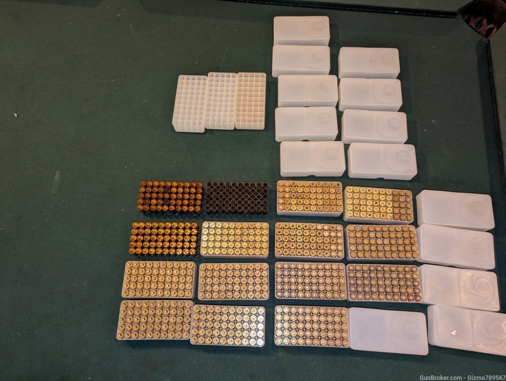 750 Pieces Of .44 Automag Brass All in AMT Cases -img-1