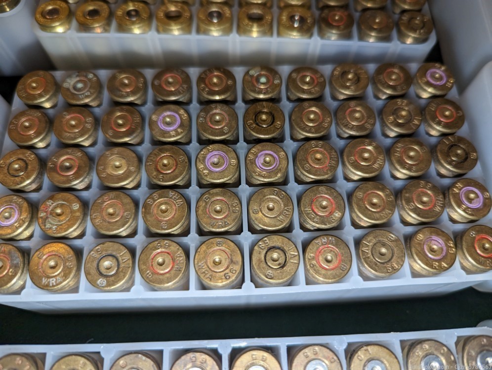 750 Pieces Of .44 Automag Brass All in AMT Cases -img-6