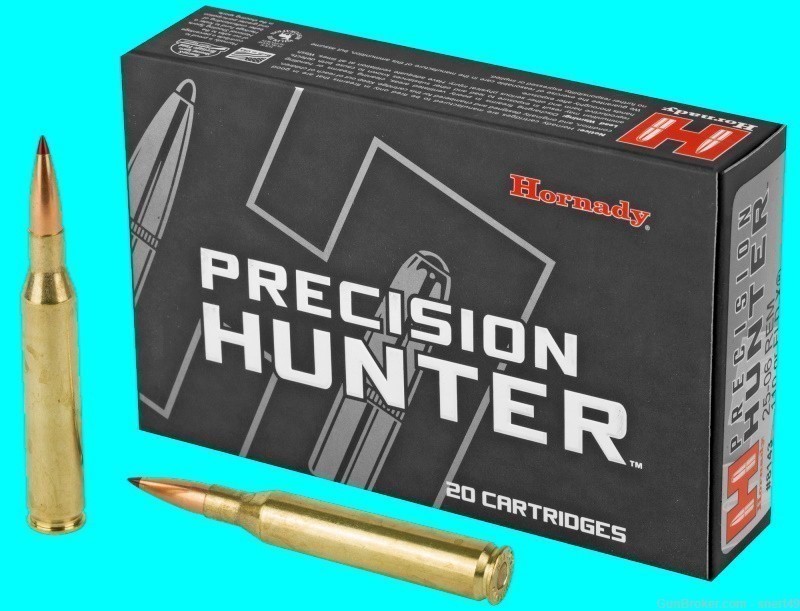 Hornady 25-06 110 gr Precision Hunter ELD-X 20 Round Box FRESH BATCH! 8143-img-0