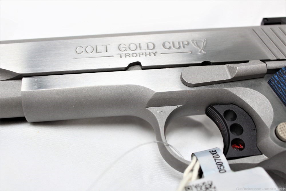 Colt 1911 Gold Cup Trophy .45ACP 5" Stainless Steel; NEW-img-2