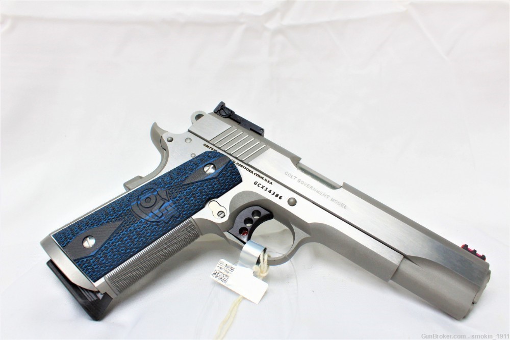 Colt 1911 Gold Cup Trophy .45ACP 5" Stainless Steel; NEW-img-5