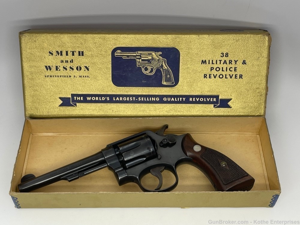 Smith & Wesson Military & Police 5”  Pre-Model 10 Revolver With Gold Box-img-23