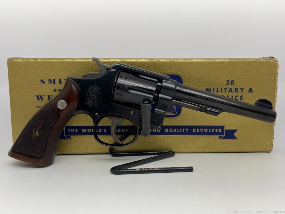 Smith & Wesson Military & Police 5”  Pre-Model 10 Revolver With Gold Box-img-0