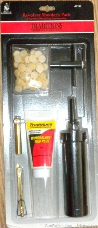A3150 Traditions Revolver Shooters Pack .44 / .45 Cal # A3150 New!-img-1