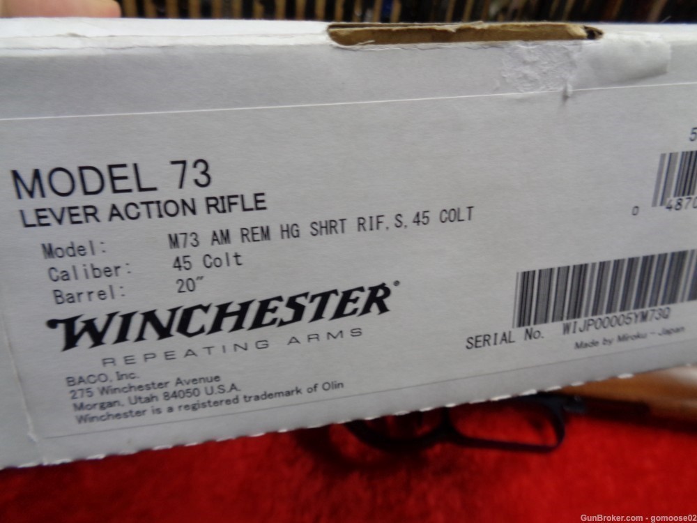 RARE SERIAL NUMBER 5 Winchester Model 1873 73 45 Colt Lever Action WE TRADE-img-28